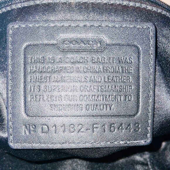 COACH Ashley Satchel Black Signature Jacquard Leather Silver Hardware - Picture 2 of 11